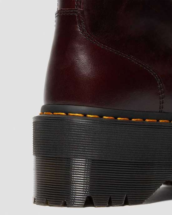 Botines Dr. Martens Jadon Max Mujer Vino MX-21476